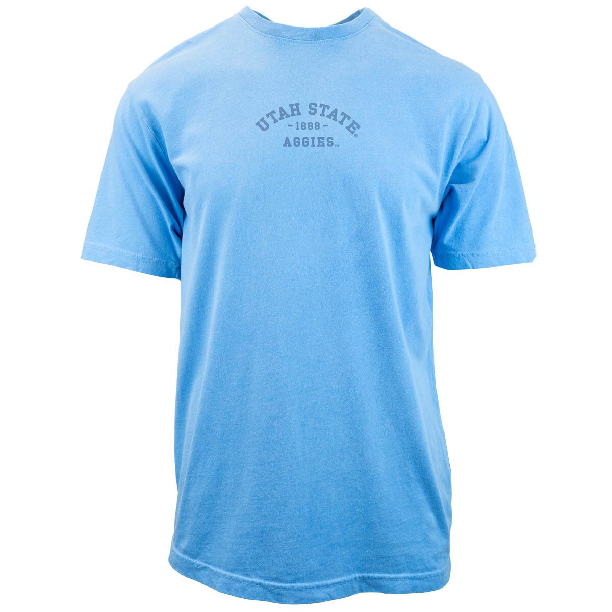 Utah State 1888 Aggies light blue unisex t-shirt
